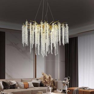 2025中山古镇灯饰/轻奢现代简约吊灯/新款酒店挂件北欧水晶婚庆灯