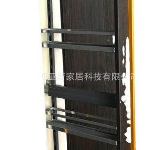 极窄式侧装拉篮半墙柜拉篮抽屉式板式衣柜收纳零食收纳拉篮