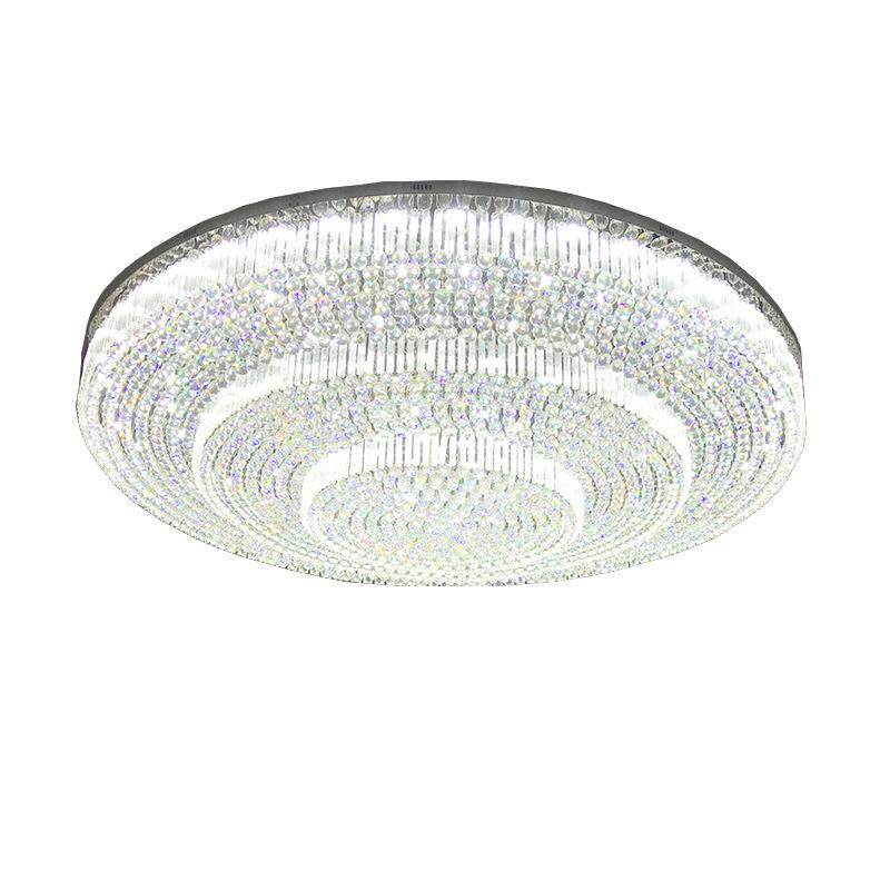 圆形酒店大堂宴会厅宾馆水晶灯饭店KTV别墅客厅大型工程会所灯具