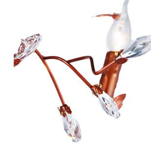 法式乡村水晶吊灯现代服装店客厅灯餐厅卧室别墅美式树枝铁艺灯具