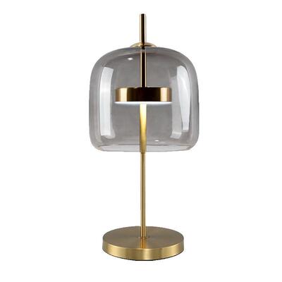 源头工厂现代美式简约LED创意设计师艺术装饰样板间床头玻璃台灯