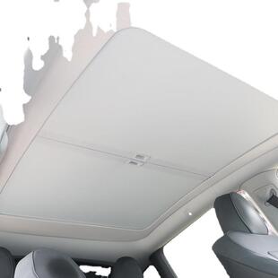 适用特斯拉Y磁吸伸缩天窗遮阳挡天幕遮阳帘防嗮隔热天窗原厂天窗