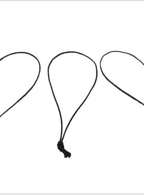 厂家黑色彩色鱼丝打结细绳手机饰品配件挂绳尾带用吊绳编织