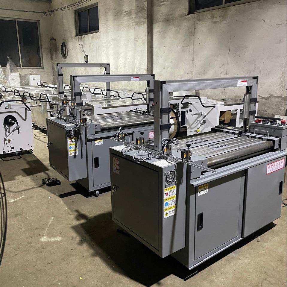 MH-102A全自动无人化打包机动力滚筒打工字井字打包PP带打包机