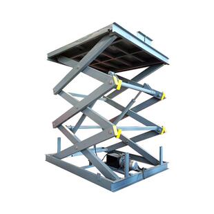 固定剪叉式升降平台电动液压举升机仓库厂房车间升降卸货平台