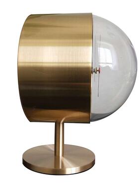 厂家直销北欧尼尔森黄铜台钟卧室复古石英钟书桌面台式立钟