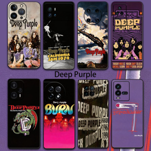 Deep Purple深紫乐队重金属硬摇滚音乐小众手机壳适用于华为苹果OPPO小米VIVO荣耀IQOO浮雕磨砂镜面可定制