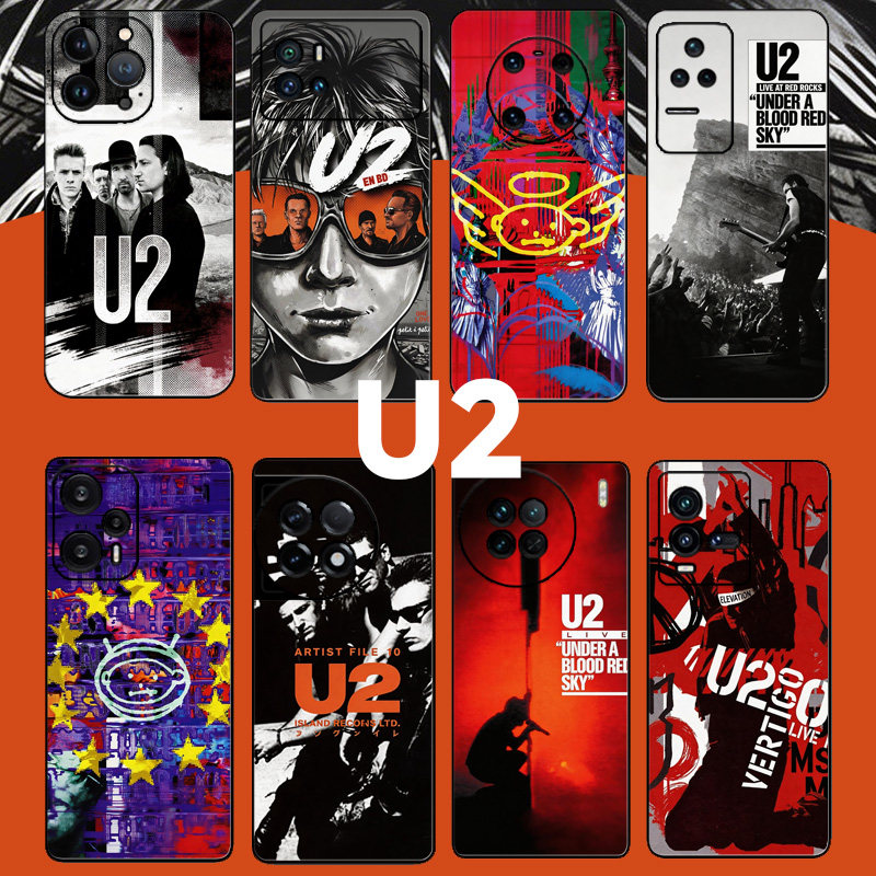 U2乐队摇滚浮雕磨砂镜面手机壳图片