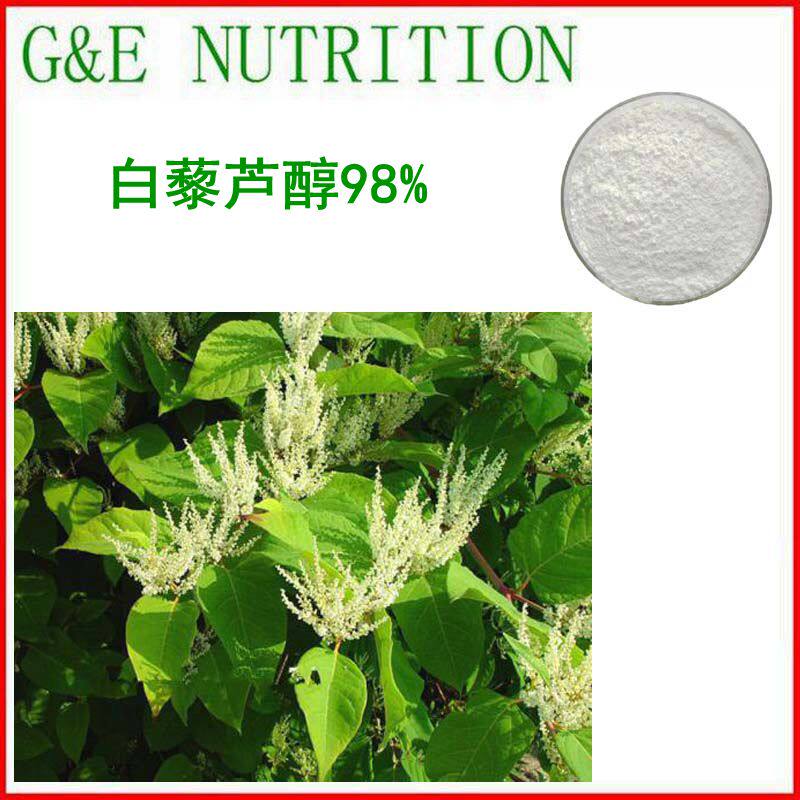 白藜芦醇98% 厂家直销 现货 100g 包邮