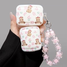 ins卡通创意适用airpodspro第二代保护套小熊pro2苹果耳机壳3代1蓝牙airpodpro硅胶一代高级感小众airpods3套