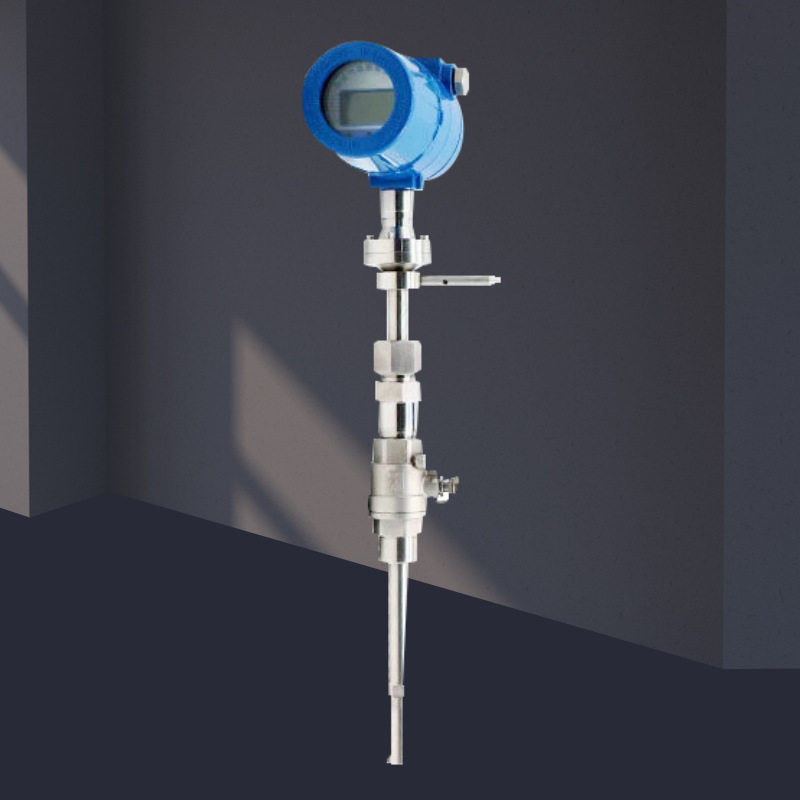 热式气体质量流量计压缩空气气体流量计插入式管道式微小流量气体