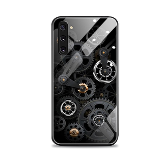 金色齿轮适用三星note10手机壳Galaxy note20新款note9玻璃8男至尊版潮牌plus女+保护套创意高级全包防摔外壳