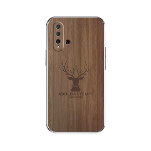 木纹金属鹿头适用华为nova5手机壳nova5pro男款高端Nova4e全包电镀银5iPro保护套5z创意5g防摔简约软硅胶外壳