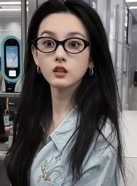 复古宋祖儿同款小框眼镜女大近视书呆子素颜眼镜框架百搭可配度数