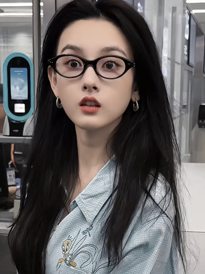 复古宋祖儿同款小框眼镜女大近视书呆子素颜眼镜框架百搭可配度数