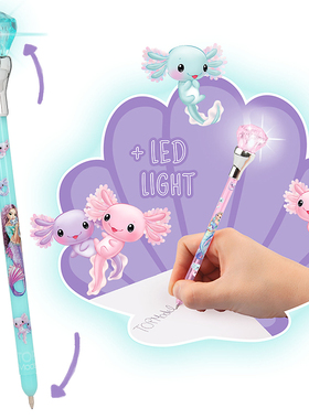 topmodel MERMAID发光圆珠笔闪光笔套装发光笔儿童文具礼物12199