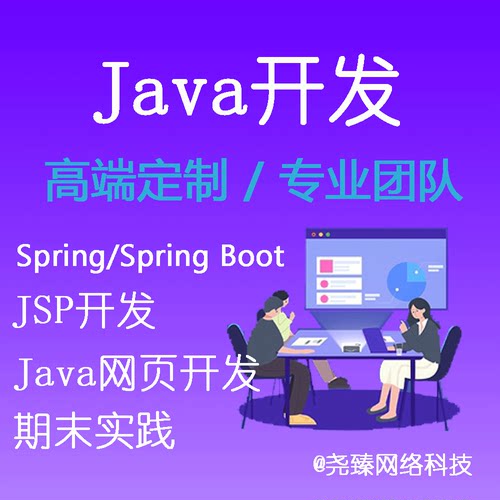 Java做web开发springboot编程vue网页开发jsp小程序C#定制asp安卓