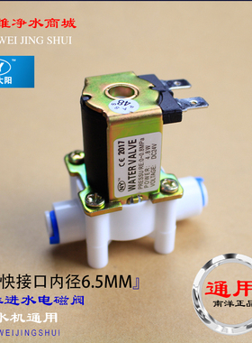 净水器反渗透纯水机配件24V正品南洋NY进水电磁阀快接型通用特价