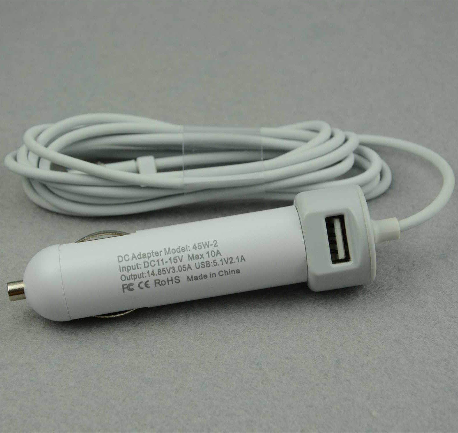 适用苹果笔记本air电源macbook车载适配器pro车充magsafe2充电器T