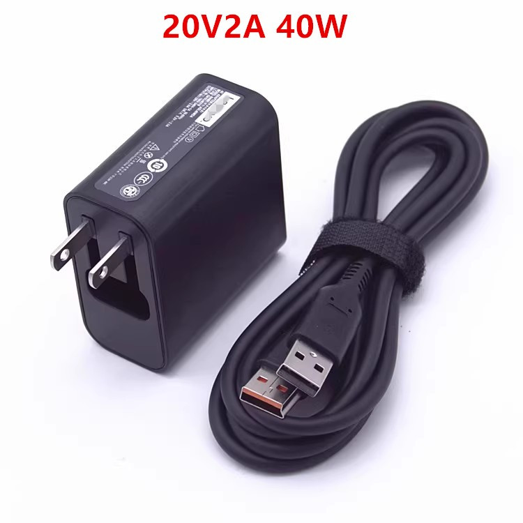 联想20V2A40W电源适配器异型口