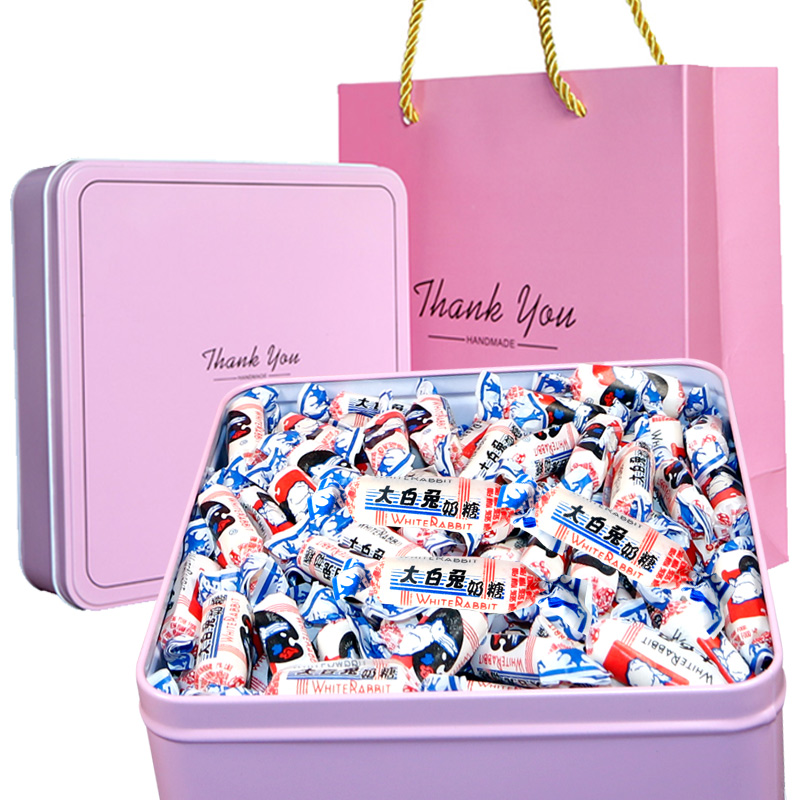 500克大白兔奶糖圣诞节新年糖果礼女朋友同学生日喜糖伴手礼原味