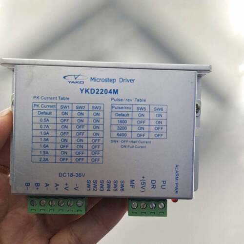 可维修YAKO研控YKD2204M步进电机驱动器，DC18-36V议价