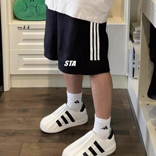 STA旗舰店正品短裤男女情侣基础款休闲透气高街重磅纯棉美式潮牌