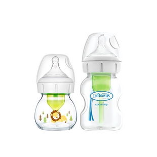 布朗博士奶瓶新生儿奶瓶宽口防胀气奶瓶两只装玻璃奶瓶PP奶瓶