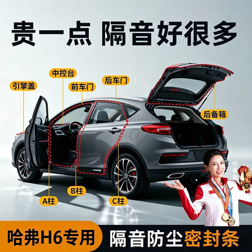【哈弗H6专用】隔音降噪密封条