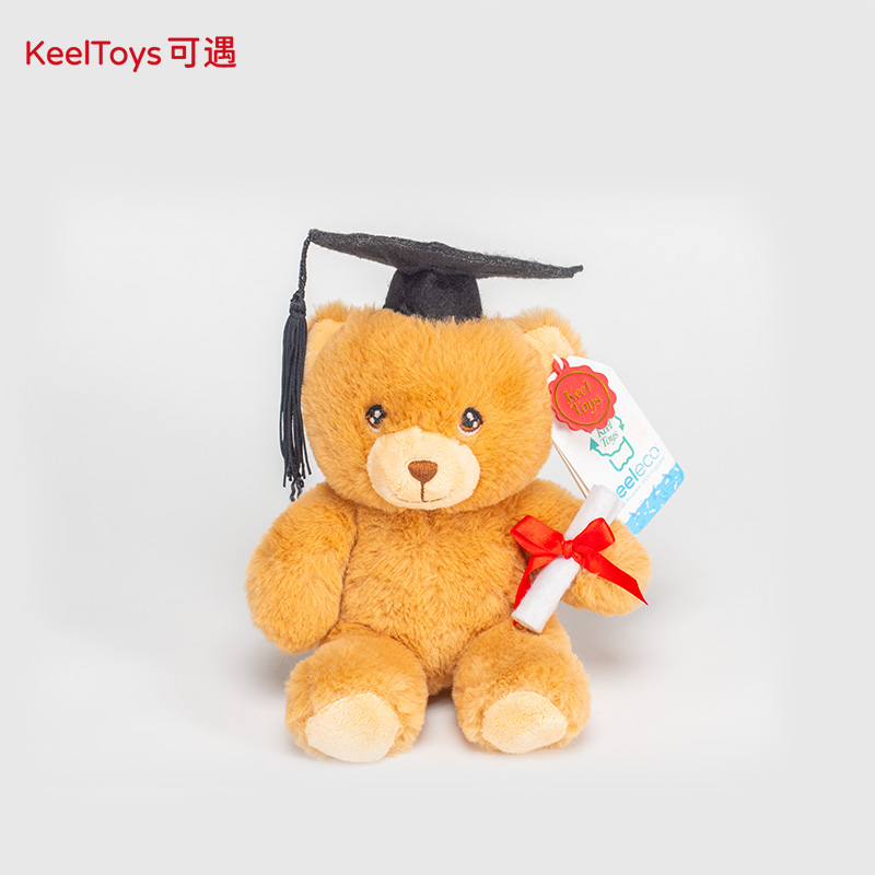毕业熊维维克萌宠小熊毛绒玩具