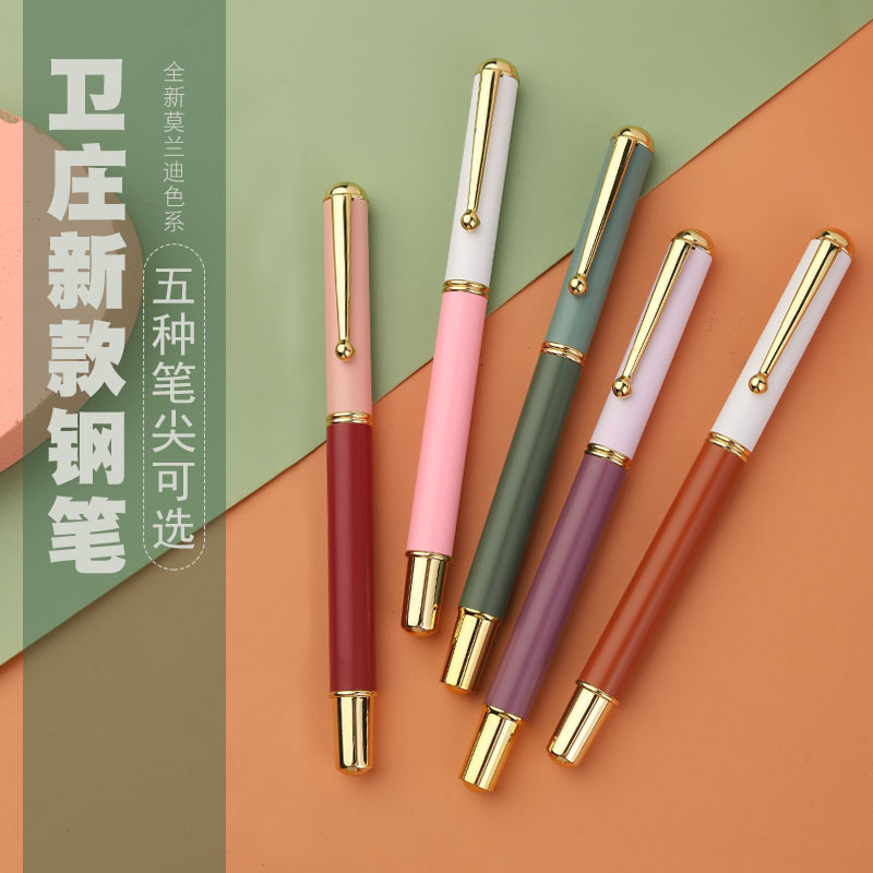 卫庄钢笔式书法毛笔弯头练字钢笔