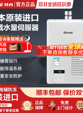 Rinnai/林内 REU-V1616WF(K)-CH/A1620WF(K)CH进口16升燃气热水器