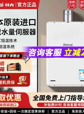 Rinnai/林内 REU-A2024WF(K)-CH/A2426WF 日本进口20升燃气热水器