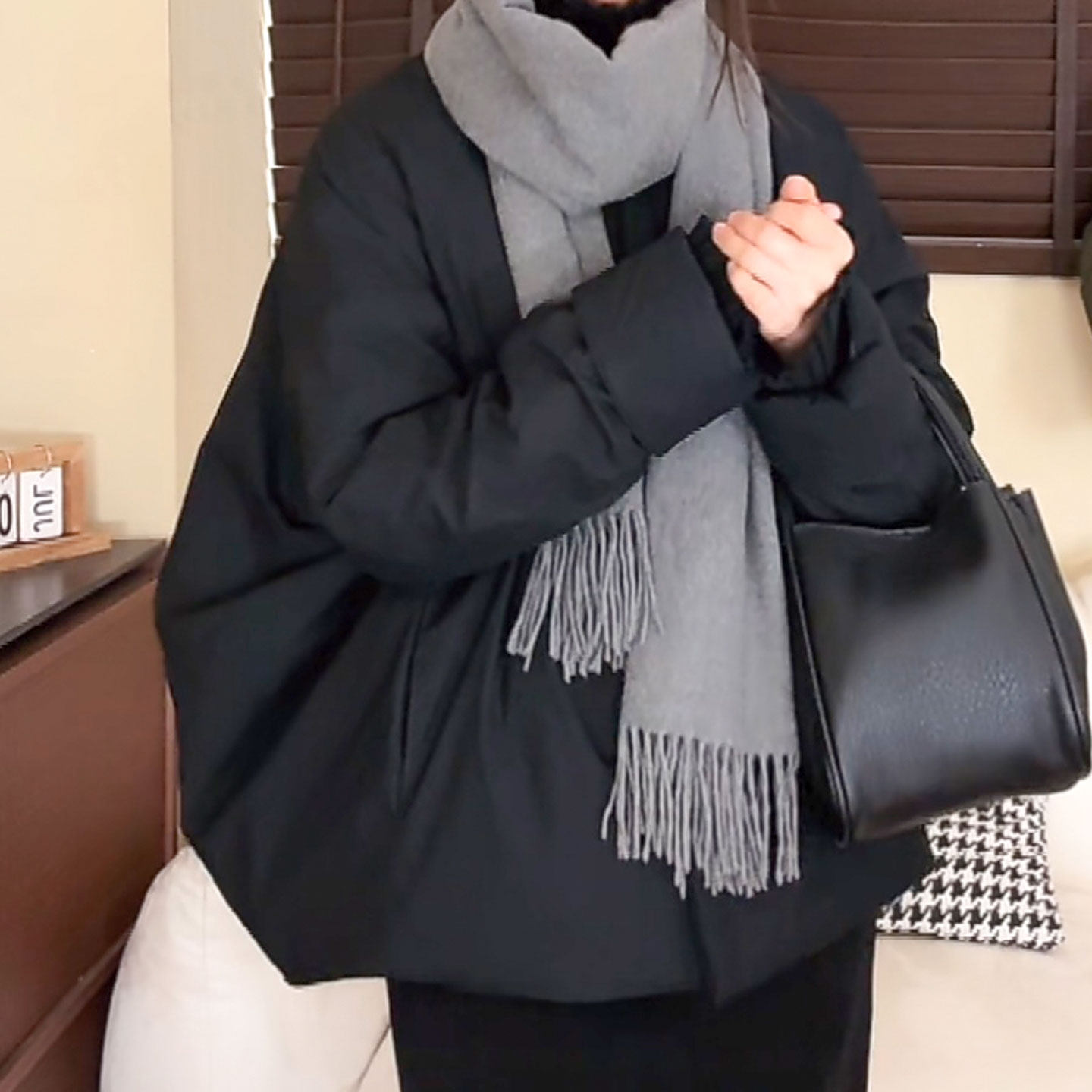 棉服女短款2025新款小个子加厚棉衣面包服外套宽松冬季棉袄24483