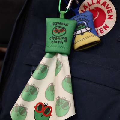 小森文房具 | 森友 吕员外lvyuanwai外星人眼镜布挂饰清洁收纳