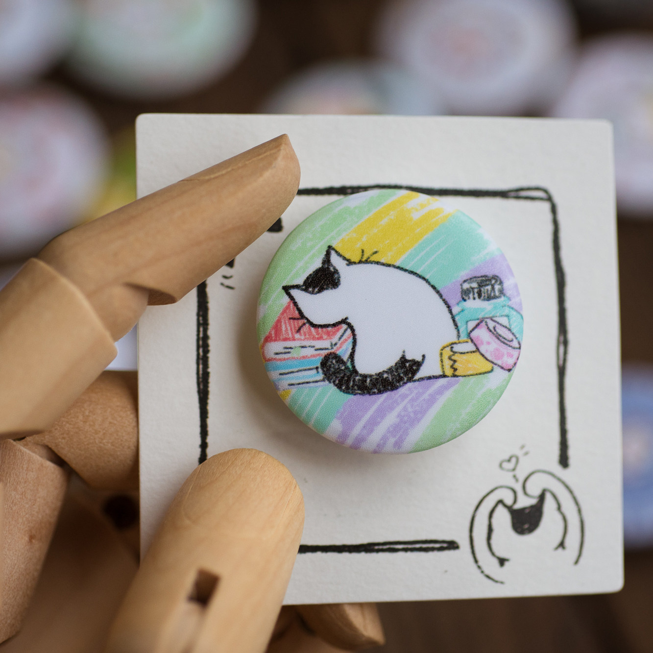 史莱克与蒙奇 | 原创小徽章-汤丸和凉粉系列 可爱 磨砂面 胸章