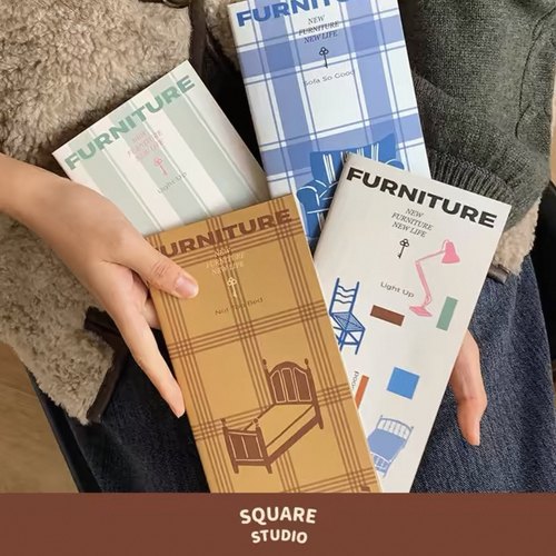 小森文房具 | 平方studio 家具系列手帐本原创笔记本TN内芯特种纸