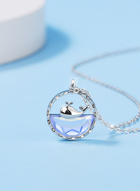 项链今生有你此生无憾锁骨链钛钢