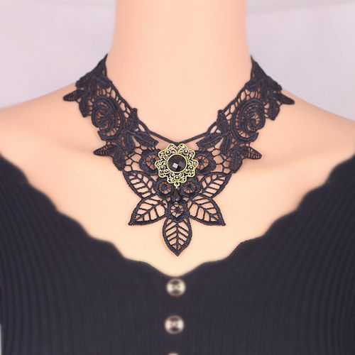 酷瑞莎金属蕾丝花边女时尚