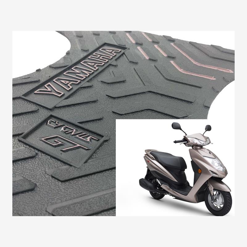 适用于雅马哈赛鹰125脚垫摩托车踏板橡胶脚垫脚踏皮内衬桶垫座套