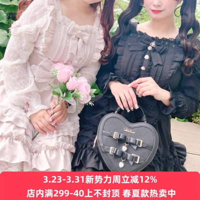 Meowchan日系新版甜美可爱量产型天使小蛋糕lolita连衣裙