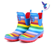 英国Evercreatures 雨鞋雨靴成人女士儿童雨鞋时尚款短筒水鞋水靴
