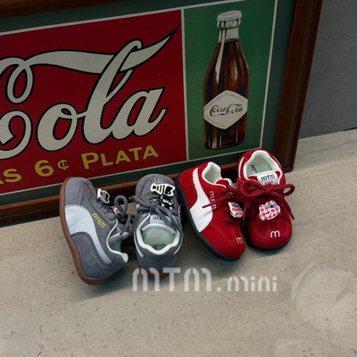 2025秋季新款儿童德训鞋男女童红