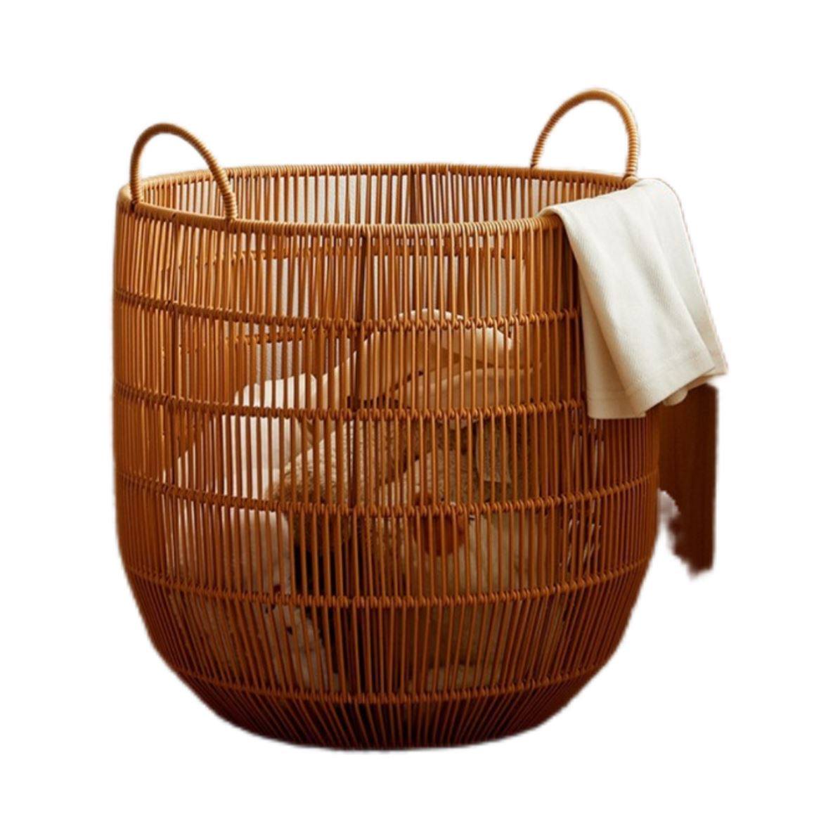 高颜值轻奢仿藤编脏衣篮家用脏衣篓酒店洗衣脏衣服收纳筐卫生间,收纳整理,脏衣篮,淘宝优惠券,粉丝福利购,淘宝优惠卷