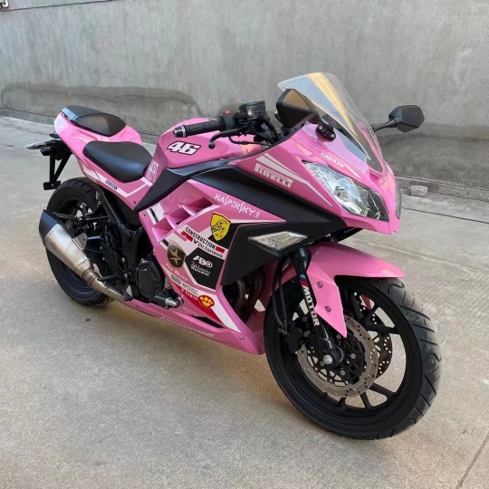 赛道款趴赛摩托车小忍者地平线250燃油川崎跑车女h 2二手r 3机车