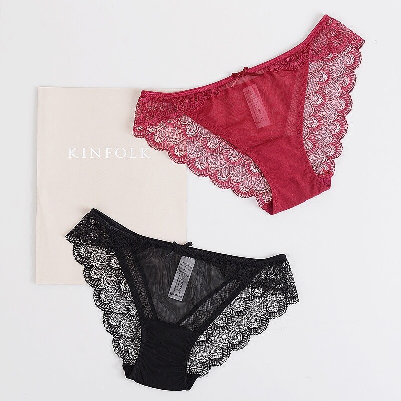 M家欧美诱惑透明性感内裤女蕾丝中低腰三角裤网纱无痕超薄底裤头 小编推荐 Wepost 全民代运 马来西亚中国淘宝代运与集运专家