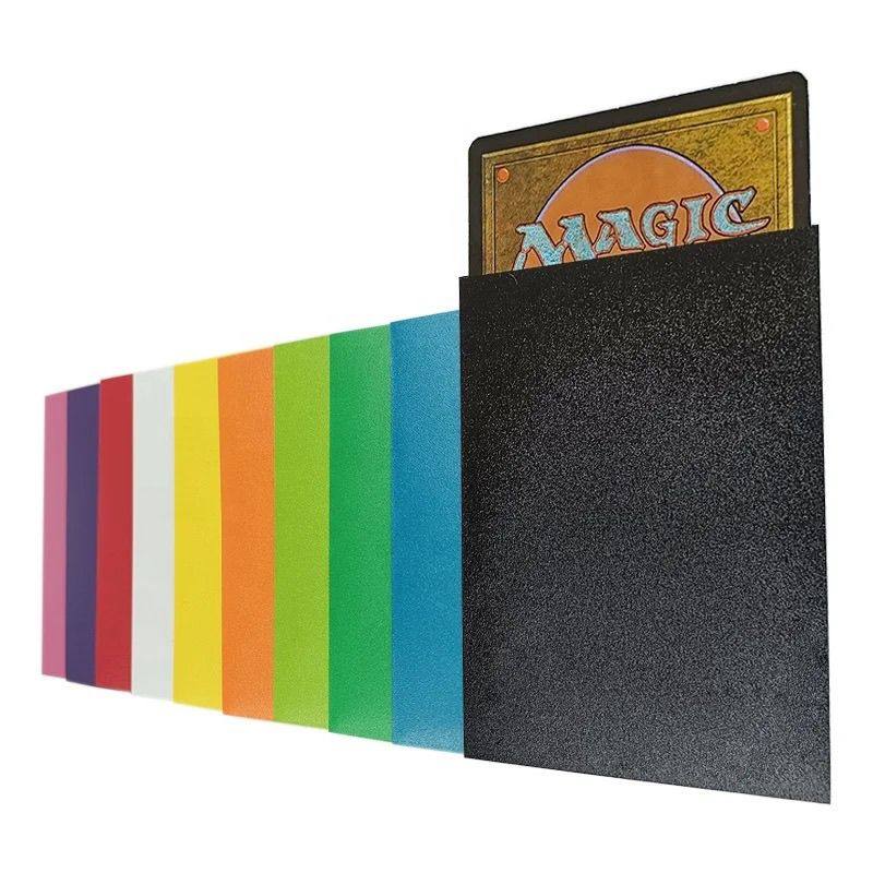 高品质卡牌套磨砂宝可梦PTCG卡套万智牌拍立得明星卡套彩色现货