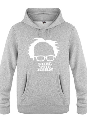 新款男式连帽卫衣外套 Bernie Sanders 伯尼 桑德斯 厂家直销