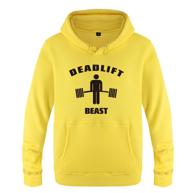 外贸男式连帽卫衣 Deadlift Beast - Weightlifting 举重健身