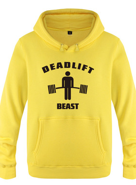外贸男式连帽卫衣 Deadlift Beast - Weightlifting 举重健身